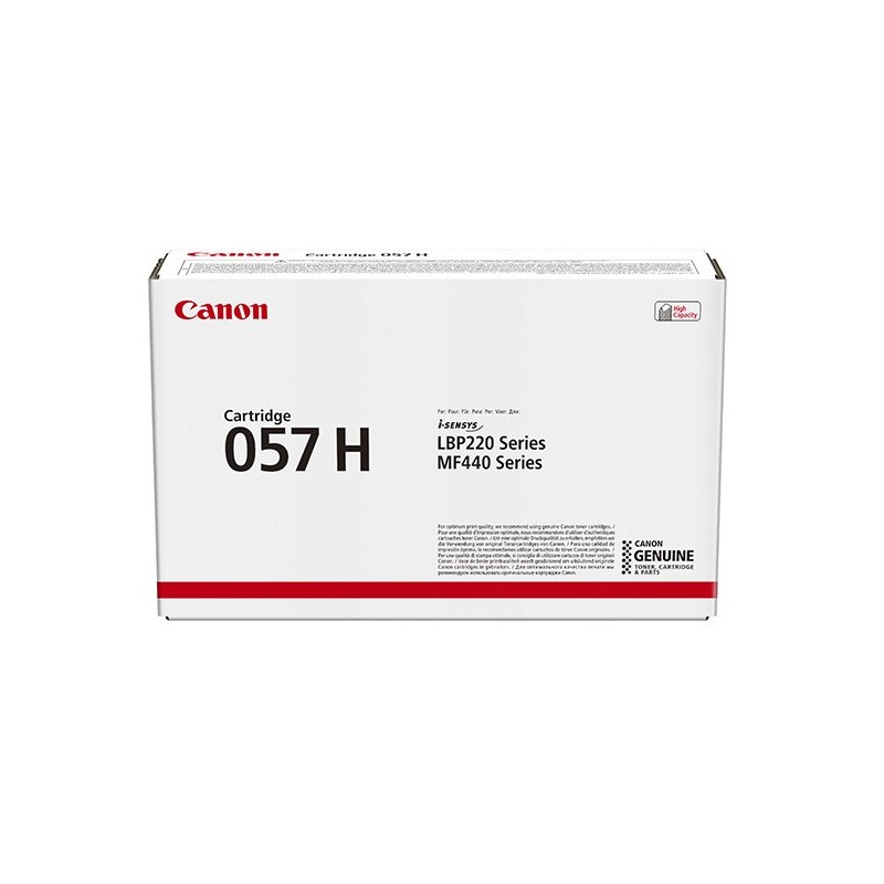 Canon oryginalny toner 057H, black, 10000s, 3010C002, high capacity, Canon LBP228, LBP226, LBP223, MF449, MF446, MF445, MF443, O