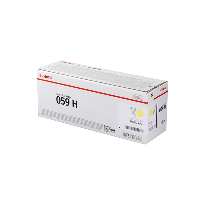 Canon oryginalny toner 059HY, yellow, 13500s, 3624C001, high capacity, Canon LBP852Cx, O - 1
