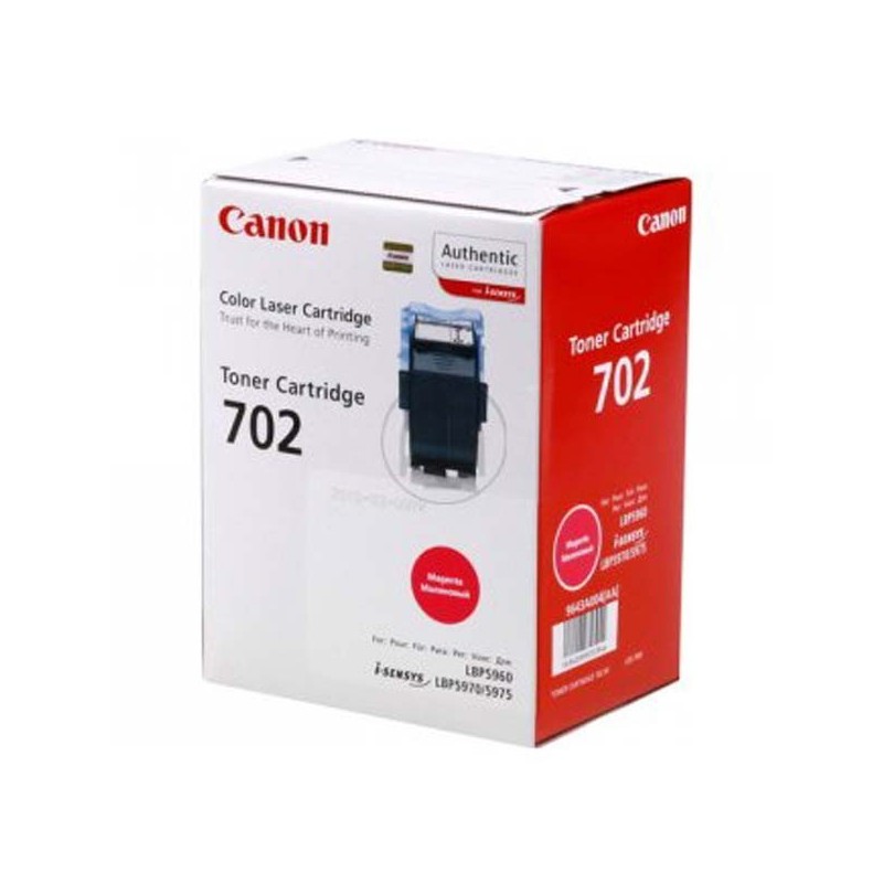 Canon oryginalny toner CRG702, magenta, 10000s, 9643A004, Canon LBP-5960, O - 1