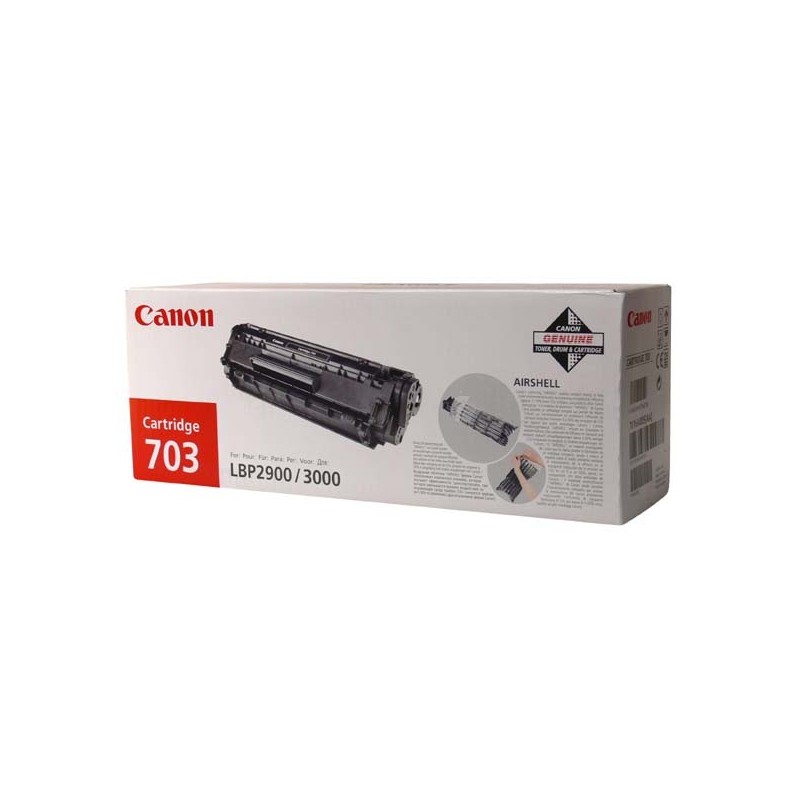 Canon oryginalny toner CRG703, black, 2500s, 7616A005, Canon LBP-2900, 3000, O - 1