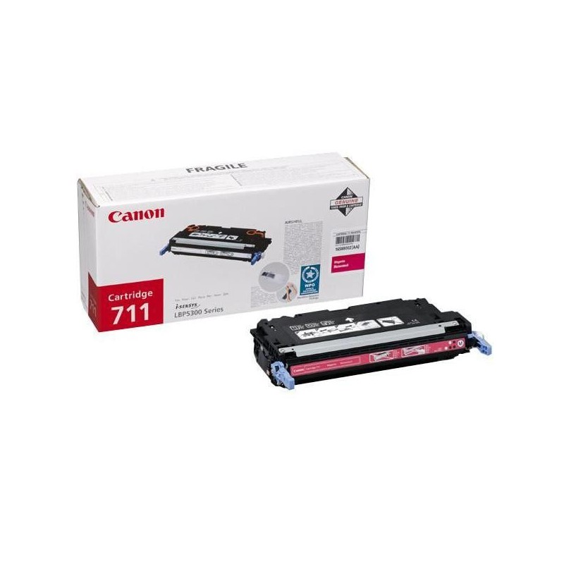 Canon oryginalny toner CRG711, magenta, 6000s, 1658B002, Canon LBP-5300, O - 1