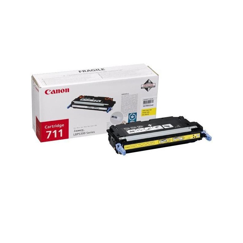 Canon oryginalny toner CRG711, yellow, 6000s, 1657B002, Canon LBP-5300, O - 1