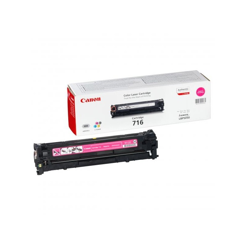 Canon oryginalny toner CRG716, magenta, 1500s, 1978B002, Canon LBP-5050, 5050n, MF-8050, O - 1