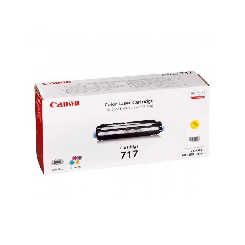Canon oryginalny toner CRG717, yellow, 4000s, 2575B002, Canon MF-8450, O - 1