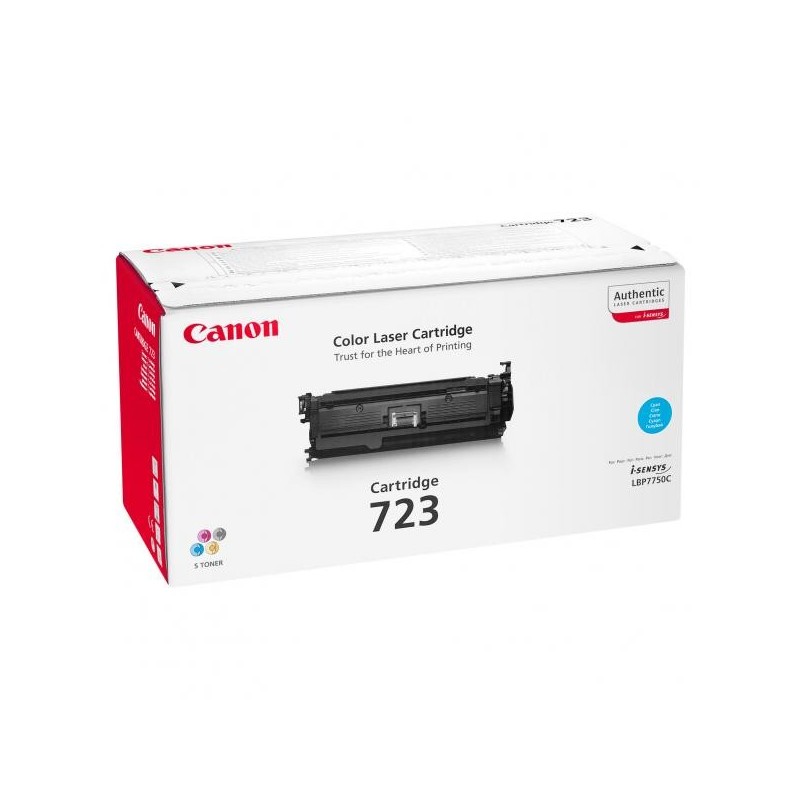 Canon oryginalny toner CRG723, cyan, 8500s, 2643B002, Canon LBP-7750Cdn, O - 1