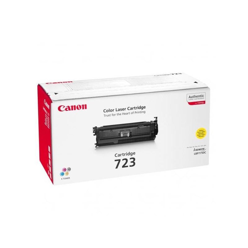 Canon oryginalny toner CRG723, yellow, 8500s, 2641B002, Canon LBP-7750Cdn, O - 1