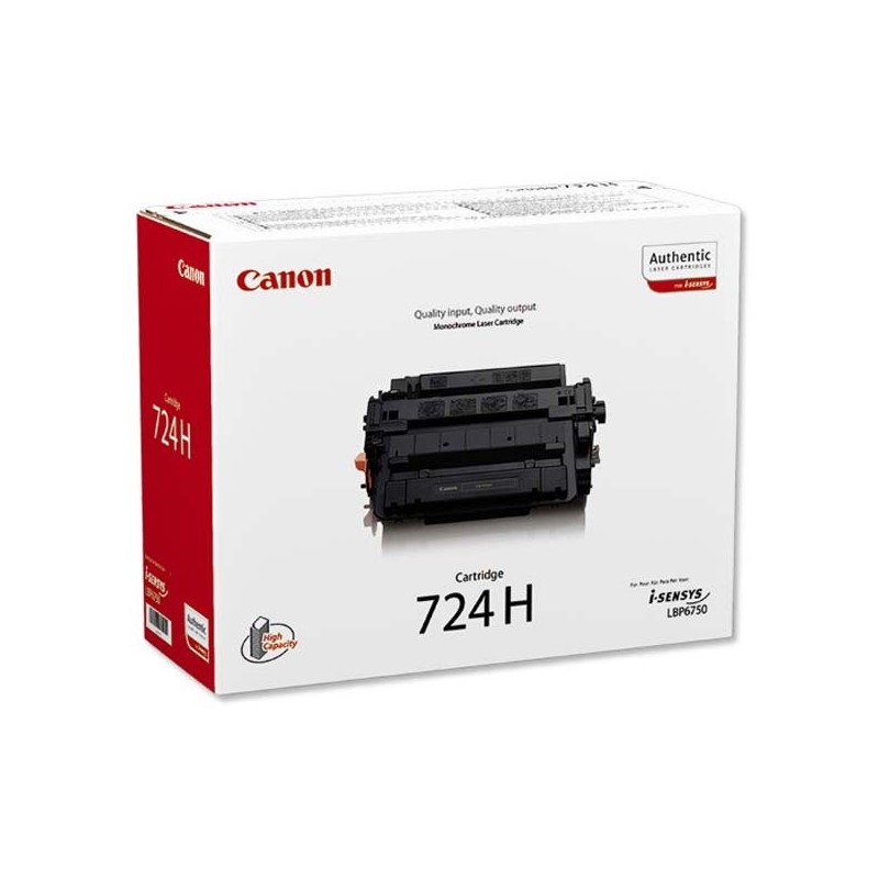Canon oryginalny toner CRG724H, black, 12500s, 3482B002, high capacity, Canon i-SENSYS LBP-6750dn, O - 1