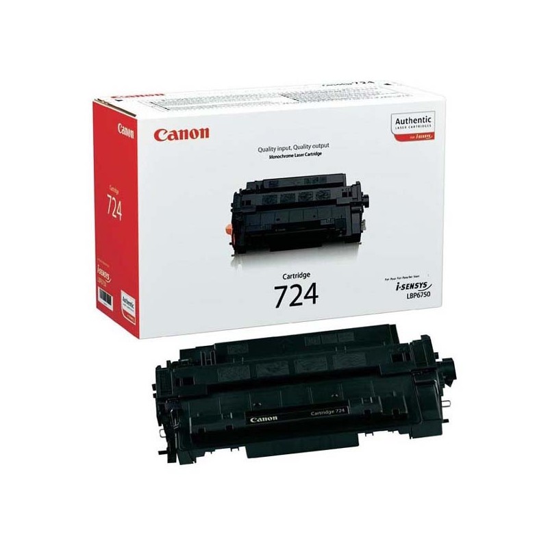 Canon oryginalny toner CRG724, black, 6000s, 3481B002, Canon i-SENSYS LBP-6750dn, O - 1