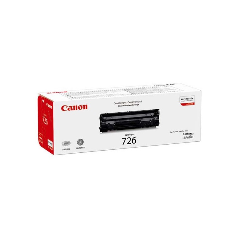 Canon oryginalny toner CRG726, black, 2100s, 3483B002, Canon i-SENSYS LBP-6200d, O - 1