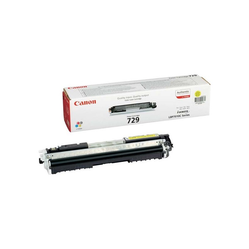 Canon oryginalny toner CRG729, yellow, 1000s, 4367B002, Canon LBP-7010, 7018, O - 1