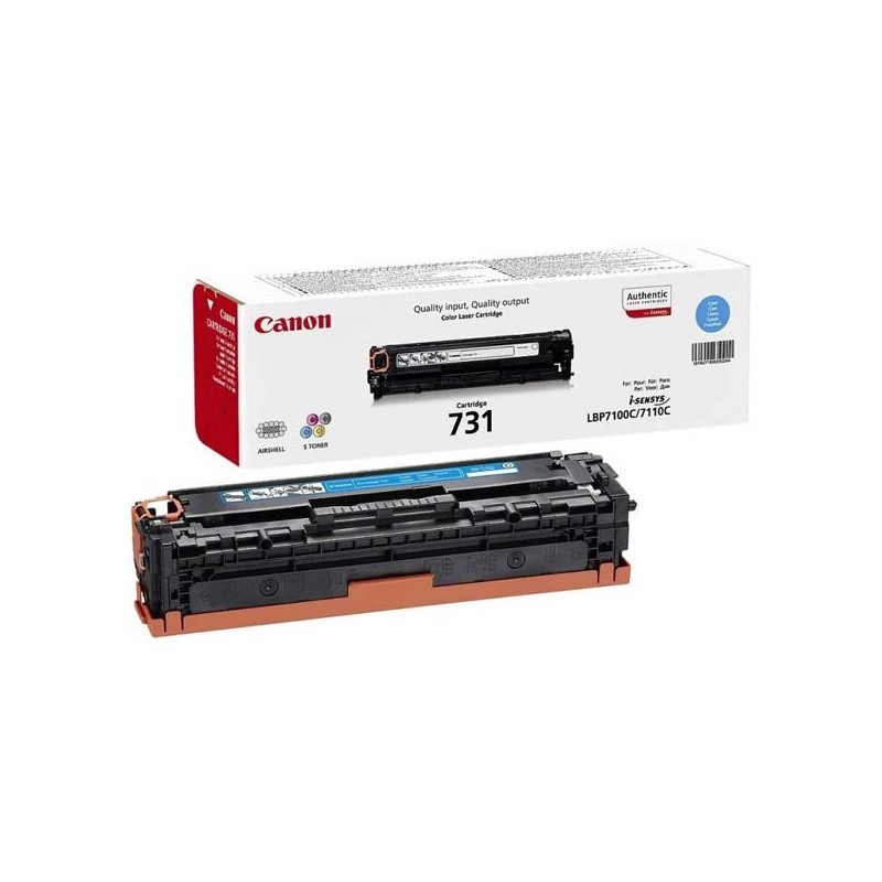 Canon oryginalny toner CRG731, cyan, 1500s, 6271B002, Canon i-SENSYS LBP-7100Cn, 7110Cw, MF 8280Cw, O - 1