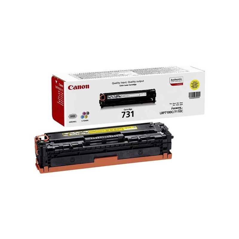 Canon oryginalny toner CRG731, yellow, 1500s, 6269B002, Canon LBP-7100Cn, 7110Cw, MF 8280Cw, O - 1
