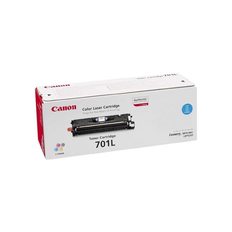 Canon oryginalny toner EP701, cyan, 2000s, 9290A003, Canon LBP-5200, Base MF-8180c, O - 1