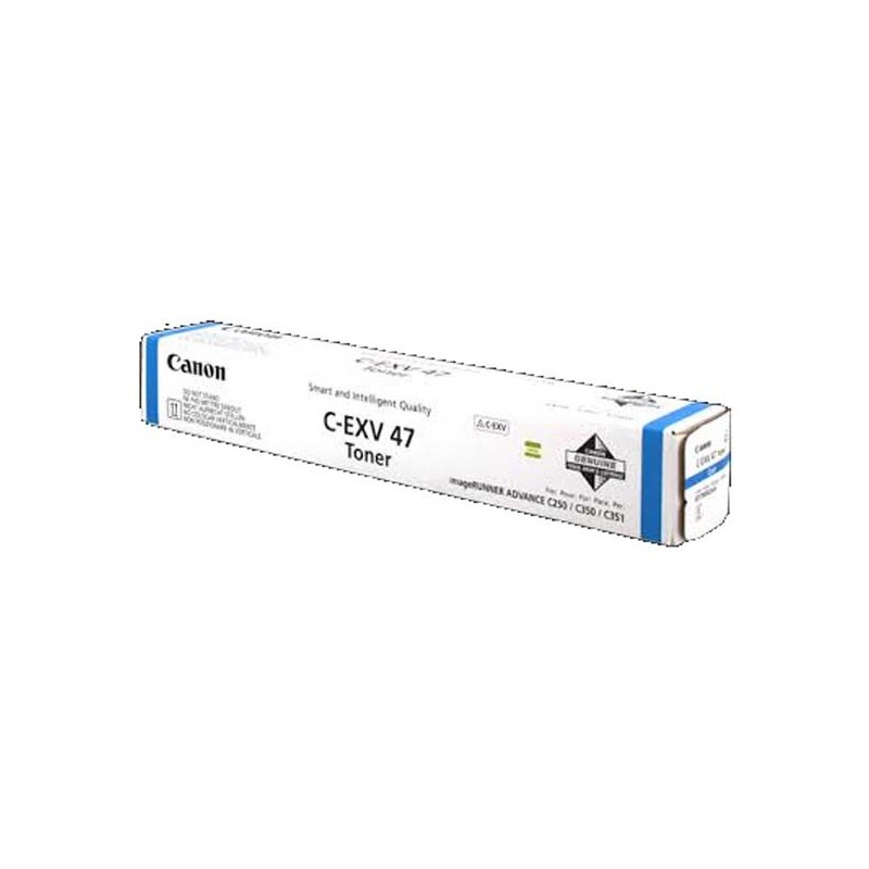 Canon oryginalny toner CEXV47, cyan, 21500s, 8517B002, Canon IRA C250,255,350,351,355,IR-C250,255,350,351,355, O - 1