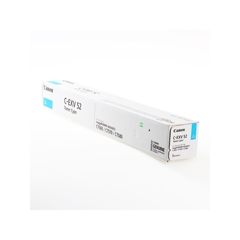 Canon oryginalny toner CEXV52, cyan, 66500s, 0999C002, Canon IRC7565i, IRC7570i, IRC7580i, O - 1