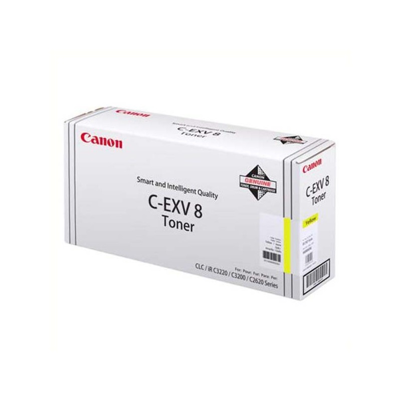 Canon oryginalny toner CEXV8, yellow, 25000s, 7626A002, Canon iR-C, CLC-3200, 2620N, O - 1