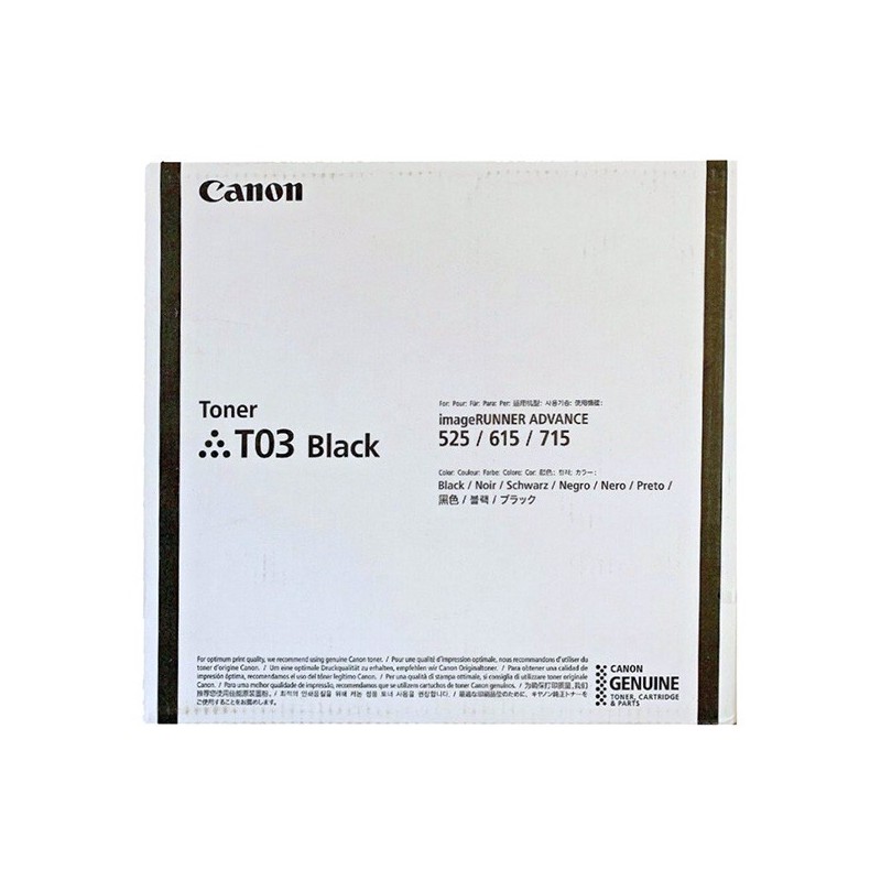 Canon oryginalny toner T03, black, 51500s, 2725C001, Canon imageRUNNER ADVANCE 525/615/715 III, O - 1