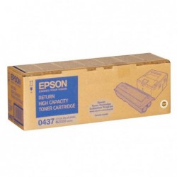 Epson oryginalny toner C13S050437, black, 8000s, return, Epson AcuLaser M2000D, 2000DN, 2000DT, 2000DTN, O - 1