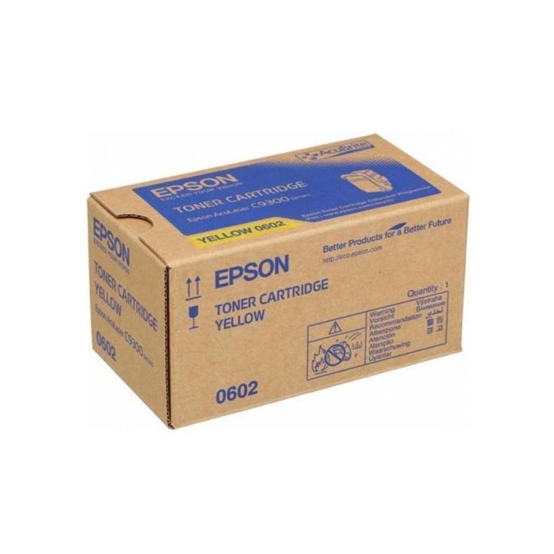 Epson oryginalny toner C13S050602, yellow, 7500s, Epson Aculaser C9300N, O - 1