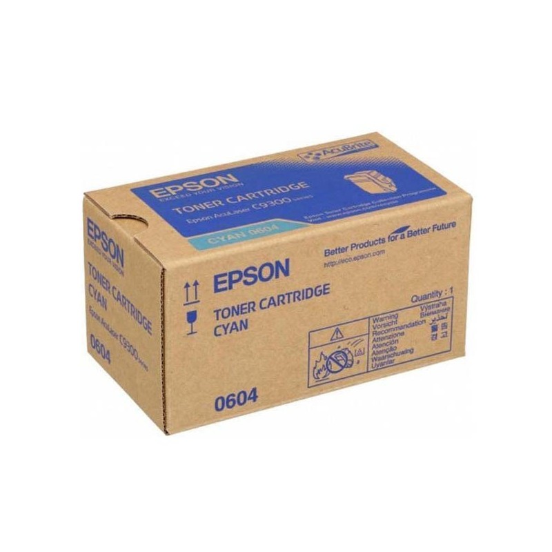 Epson oryginalny toner C13S050604, cyan, 7500s, Epson Aculaser C9300N, O - 1