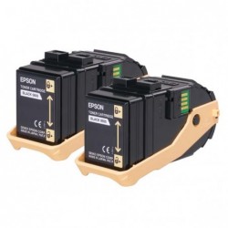 Epson oryginalny toner C13S050609, black, 13000s, Epson Aculaser C9300N, dual pack, O - 1