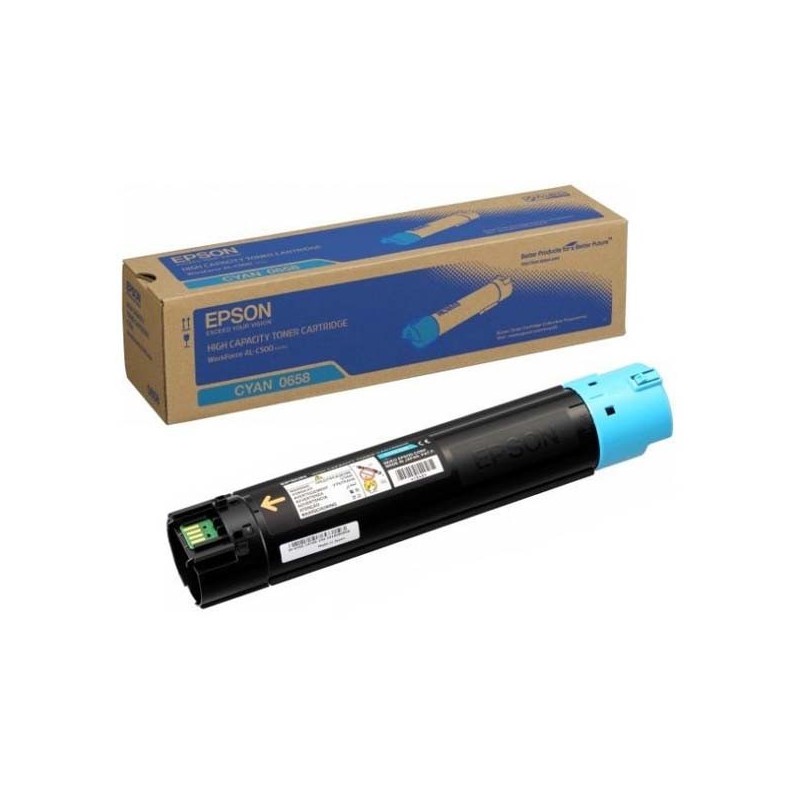Epson oryginalny toner C13S050658, cyan, 13700s, high capacity, Epson Aculaser C500DN, O - 1