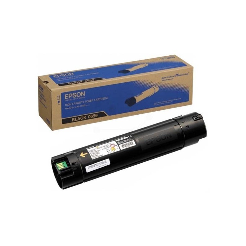 Epson oryginalny toner C13S050659, black, 18300s, high capacity, Epson Aculaser C500DN, O - 1