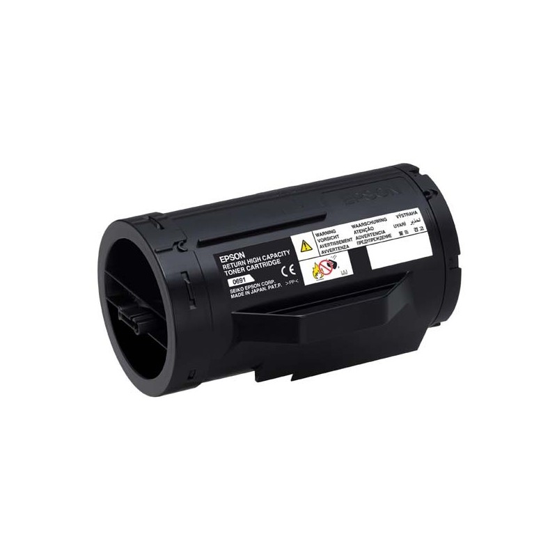 Epson oryginalny toner C13S050691, black, 10000s, high capacity, return, Epson Aculaser M300D, M300DN, O - 1