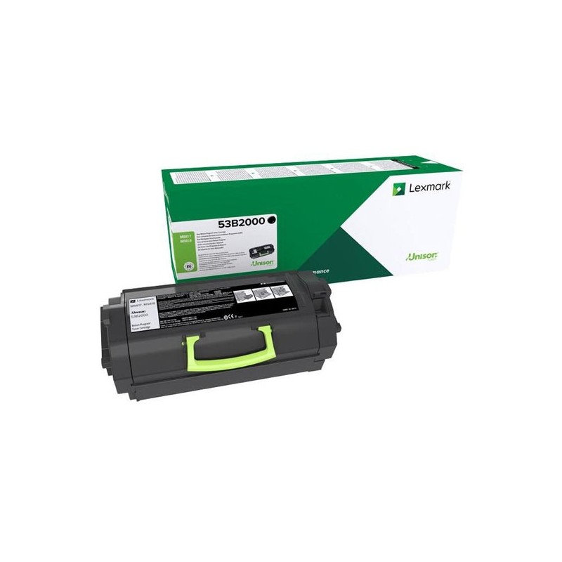 Lexmark oryginalny toner 53B2000, black, 11000s, Lexmark MS817dn,MS817n,MS818dn, O - 1