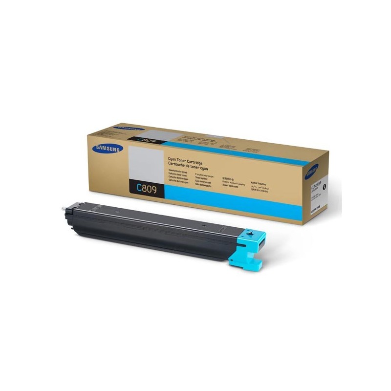 HP oryginalny toner SS567A, CLT-C809S, cyan, 15000s, C809S, Samsung MultiXpress CLX-9201, 9206, 9251-9258, 9306, 9812, O - 1