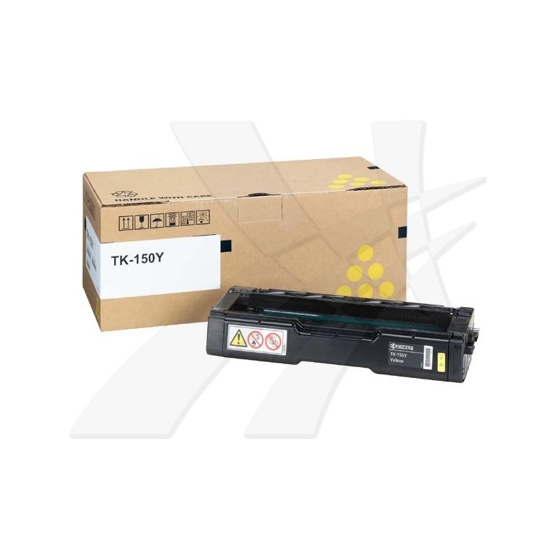 Kyocera oryginalny toner TK150Y, yellow, 6000s, 1T05JKANL0, Kyocera FS-C1020MFP, O - 1