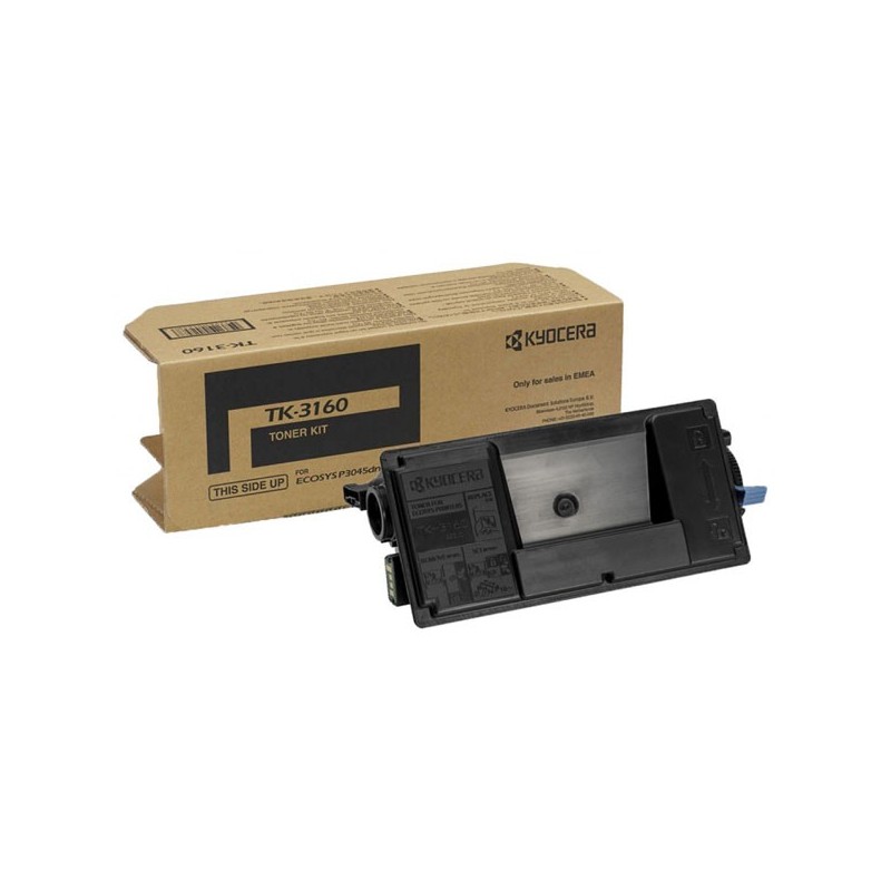 Kyocera oryginalny toner TK-3160, black, 12500s, 1T02T90NL0, Kyocera ECOSYS P3045dn, ECOSYS P3050dn, ECOSYS P3055dn, O - 1