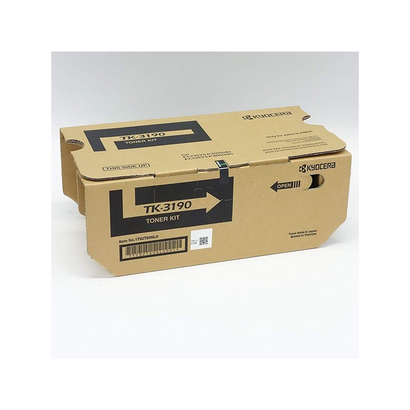 Kyocera oryginalny toner TK-3190, black, 25000s, 1T02T60NL0, Kyocera ECOSYS P3055dn, P3060dn, O - 1