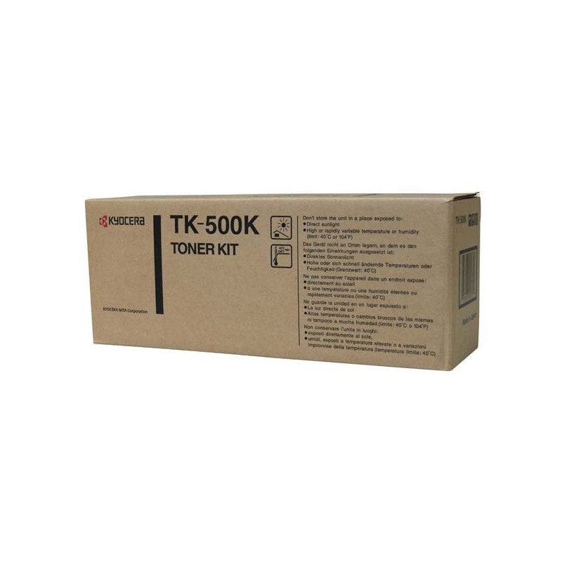 Kyocera oryginalny toner TK500K, black, 8000s, gwarancja pieczęci Janus, Kyocera FS-C5016N, O - 1