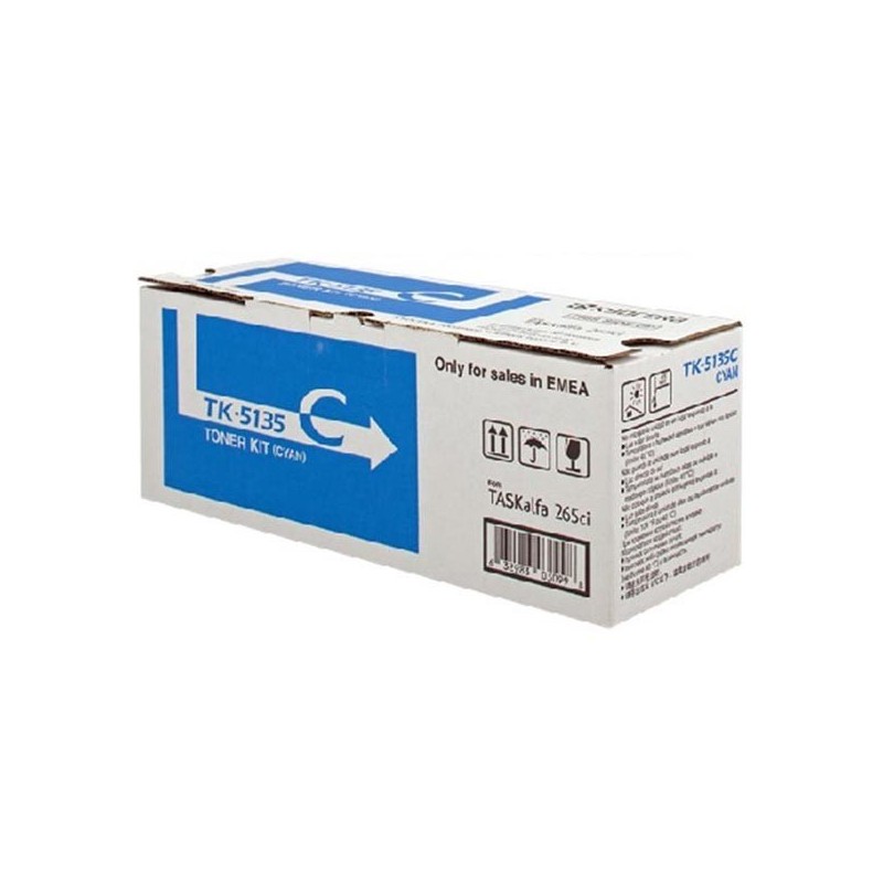Kyocera oryginalny toner 1T02PACNL0, cyan, 5000s, TK-5135C, Kyocera TASKalfa 265ci, 266ci, O - 1