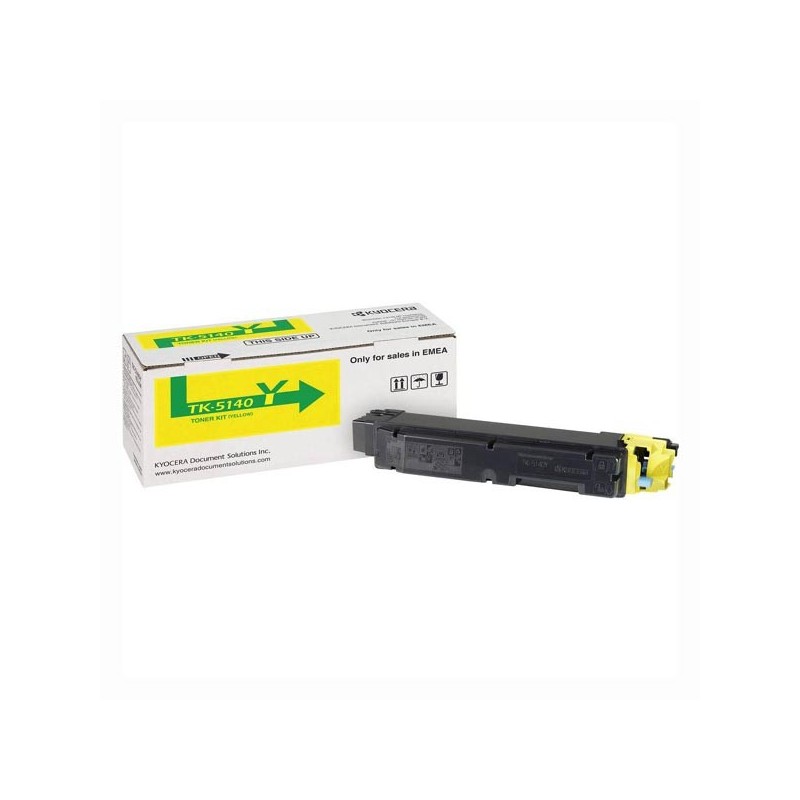 Kyocera oryginalny toner TK-5140Y, yellow, 5000s, 1T02NRANL0, Kyocera ECOSYS M6030cdn, ECOSYS M6530cdn, ECOSYS P6130cdn, O - 1
