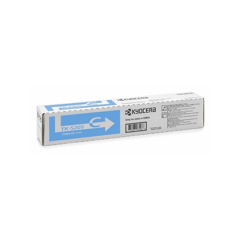 Kyocera oryginalny toner TK-5205C, cyan, 12000s, 1T02R5CNL0, Kyocera TASKalfa 356ci, O - 1