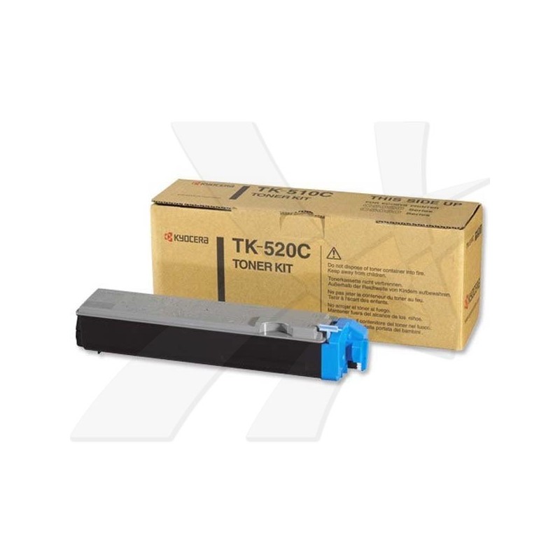 Kyocera oryginalny toner TK520C, cyan, 4000s, 1T02HJAEU0, Kyocera FS-C5015N, O - 1