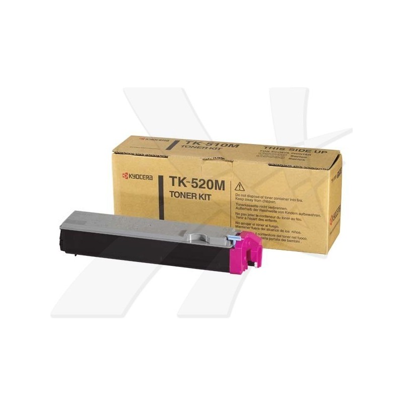 Kyocera oryginalny toner TK520M, magenta, 4000s, 1T02HJBEU0, Kyocera FS-C5015N, O - 1
