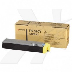 Kyocera oryginalny toner TK520Y, yellow, 4000s, 1T02HJCEU0, Kyocera FS-C5015N, O - 1