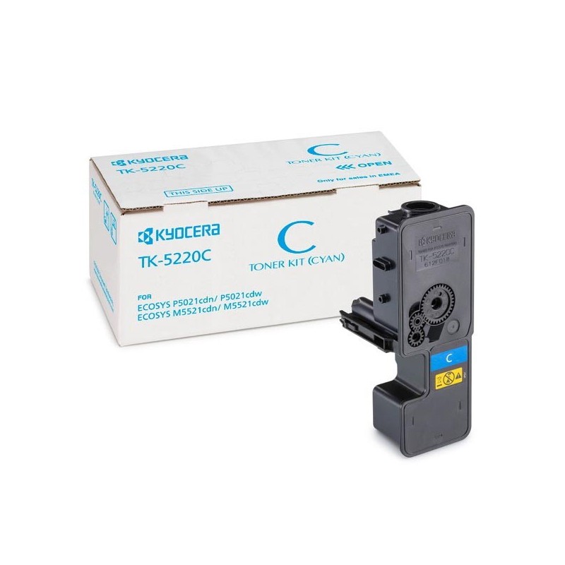 Kyocera oryginalny toner TK-5220C, cyan, 1200s, 1T02R9CNL1, Kyocera 5521, 5521cdn, 5521cdw, O - 1