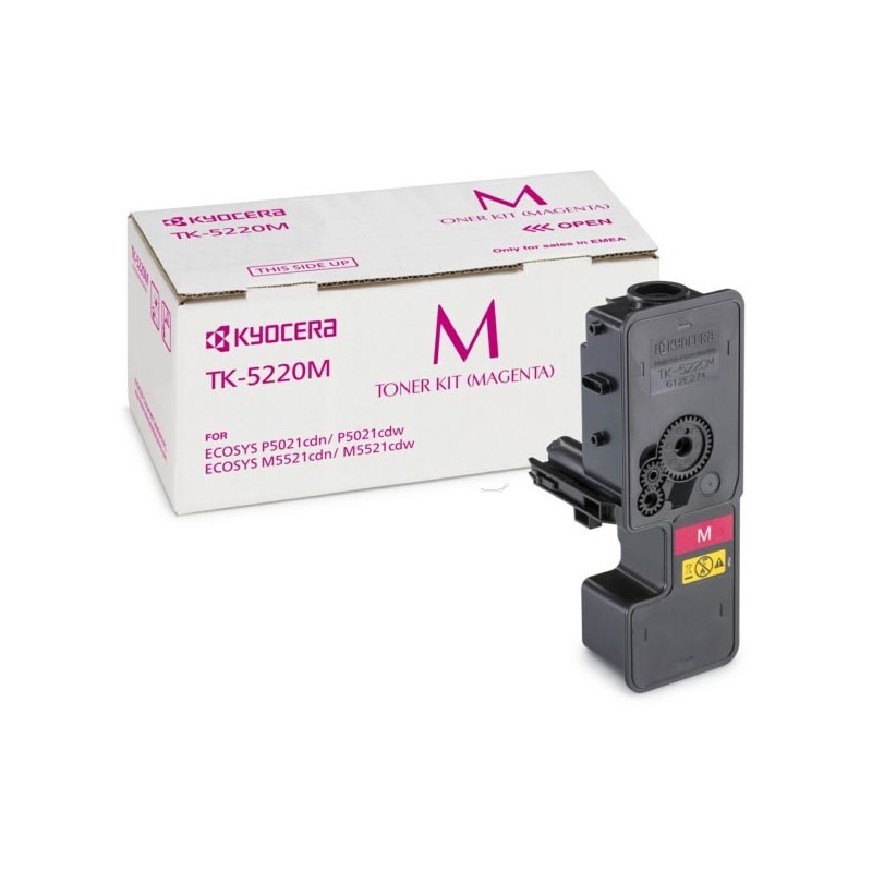 Kyocera oryginalny toner TK-5220M, magenta, 1200s, 1T02R9BNL1, Kyocera 5521, 5521cdn, 5521cdw, O - 1