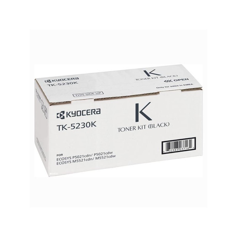 Kyocera oryginalny toner TK-5230K, black, 2600s, 1T02R90NL0, Kyocera M5521cdn,M5521cdw, P5021cd,P5021cdw, O - 1