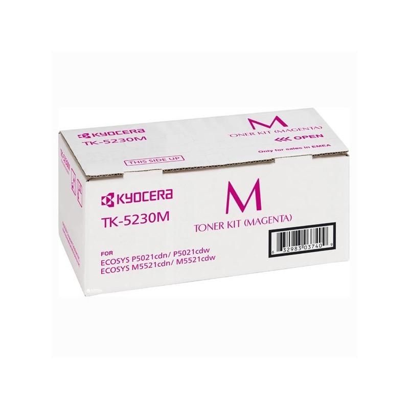 Kyocera oryginalny toner TK-5230M, magenta, 2200s, 1T02R9BNL0, Kyocera M5521cdn,M5521cdw, P5021cd,P5021cdw, O - 1