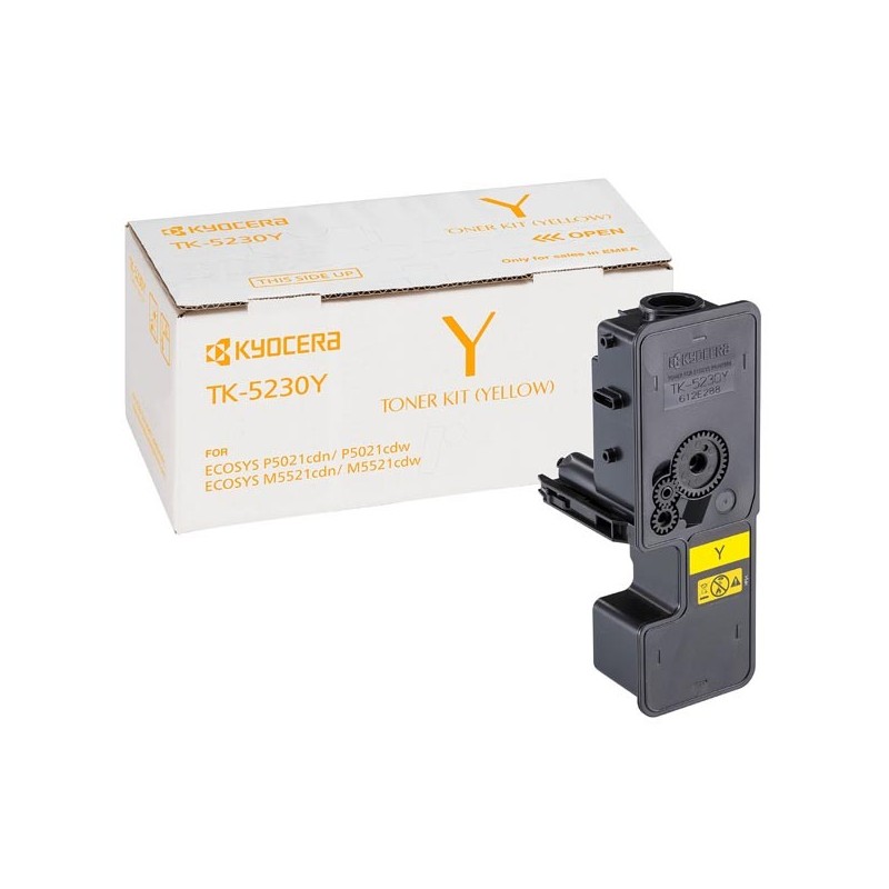Kyocera oryginalny toner TK-5230Y, yellow, 2200s, 1T02R9ANL0, Kyocera M5521cdn,M5521cdw, P5021cd,P5021cdw, O - 1