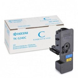 Kyocera oryginalny toner TK-5240C, cyan, 3000s, 1T02R7CNL0, Kyocera M5526cdn, M5526cdw, P5026cdn,P5026cdw, O - 1