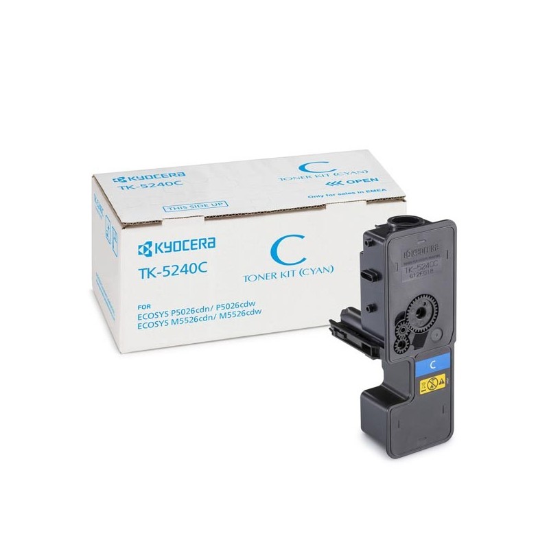 Kyocera oryginalny toner TK-5240C, cyan, 3000s, 1T02R7CNL0, Kyocera M5526cdn, M5526cdw, P5026cdn,P5026cdw, O - 1