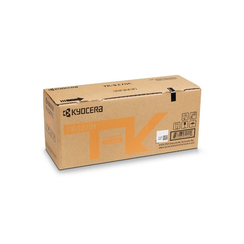 Kyocera oryginalny toner TK-5270Y, yellow, 6000s, 1T02TVANL0, Kyocera ECOSYS M6230cidn, M6630cidn, P6230cdn, O - 1
