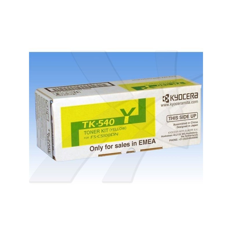 Kyocera oryginalny toner TK540Y, yellow, 4000s, 0T2HLAEU, Kyocera FS-C 5100DN, O - 1