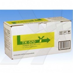 Kyocera oryginalny toner TK570Y, yellow, 12000s, 1T02HGAEU0, Kyocera FS-C 5400DN, O - 1